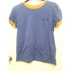 Patagonia Blue and Yellow Short Sleeve Tee